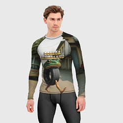 Рашгард мужской Boneca Ambalabu мем, цвет: 3D-принт — фото 2