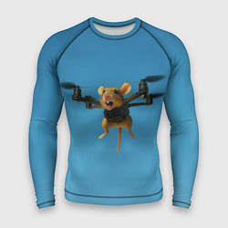 Рашгард мужской Маусини Кводрокоптини мем, цвет: 3D-принт
