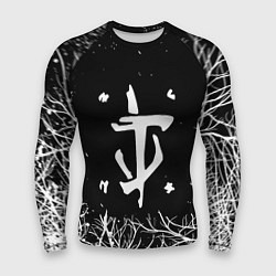 Мужской рашгард Doom белые деревья