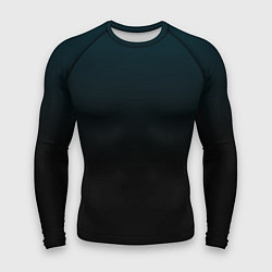 Мужской рашгард Морская глубина в чёрном