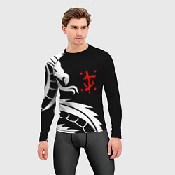 Рашгард мужской Doom dragon steel, цвет: 3D-принт — фото 2