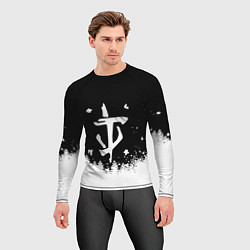 Рашгард мужской Doom winter wild, цвет: 3D-принт — фото 2