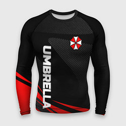 Рашгард мужской Umbrella - спорт, цвет: 3D-принт