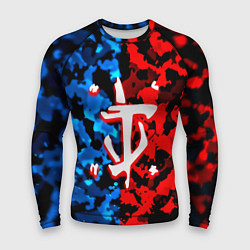 Рашгард мужской Doom камуфляж текстура, цвет: 3D-принт