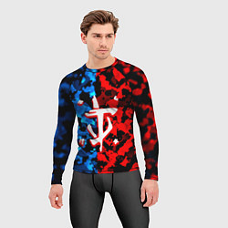 Рашгард мужской Doom камуфляж текстура, цвет: 3D-принт — фото 2