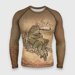 Рашгард мужской Лягушка с трубкой, цвет: 3D-принт