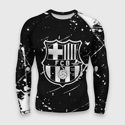 Рашгард мужской Barcelona краски белые, цвет: 3D-принт