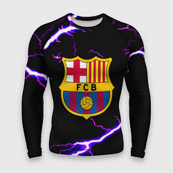 Рашгард мужской Barcelona neon storm, цвет: 3D-принт