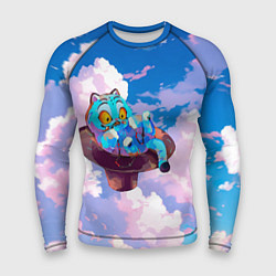 Мужской рашгард Tiger Derpy in the clouds