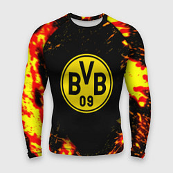 Рашгард мужской Borussia огненные краски, цвет: 3D-принт