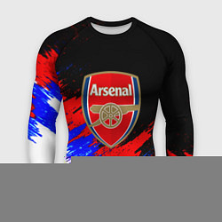 Мужской рашгард Арсенал краски триколор
