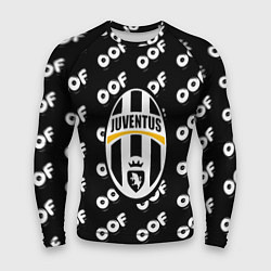 Рашгард мужской Juventus off pattern, цвет: 3D-принт