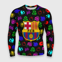 Мужской рашгард Barcelona neon games logo