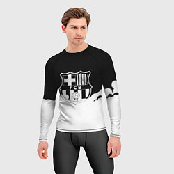 Рашгард мужской Барселона облака краски, цвет: 3D-принт — фото 2