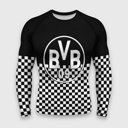 Мужской рашгард Borussia шахматная клетка
