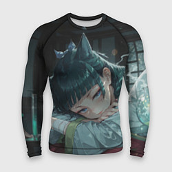 Рашгард мужской Маомао с кошачьими ушками, цвет: 3D-принт