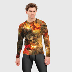 Рашгард мужской Атмосфера Рождества, цвет: 3D-принт — фото 2