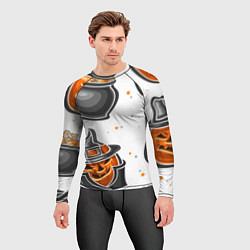 Рашгард мужской Candy halloween, цвет: 3D-принт — фото 2