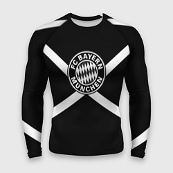 Рашгард мужской Бавария Мюнхен полосы, цвет: 3D-принт