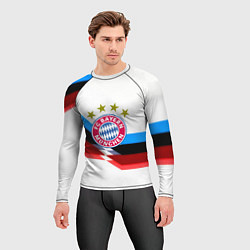 Рашгард мужской Бавария Мюнхен геометрия спорт, цвет: 3D-принт — фото 2