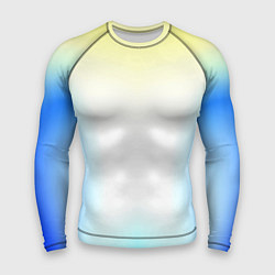 Мужской рашгард Color yellow blue white