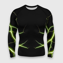 Рашгард мужской Color green black, цвет: 3D-принт