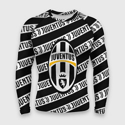 Рашгард мужской Ювентус полосы линии спорт, цвет: 3D-принт