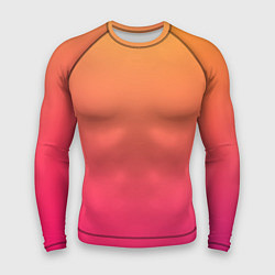 Мужской рашгард Color orange pink