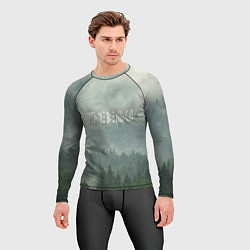 Рашгард мужской Уйду в леса, цвет: 3D-принт — фото 2