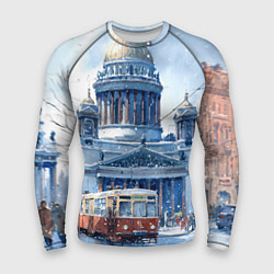 Мужской рашгард Снежный Санкт-Петербург