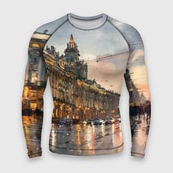 Мужской рашгард Санкт-Петербург - мокрый снег