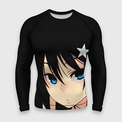Рашгард мужской Black Rock Shooter - глаза Мато Курои, цвет: 3D-принт