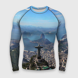 Рашгард мужской Рио-де-Жанейро, цвет: 3D-принт