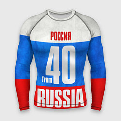 Рашгард мужской Russia: from 40, цвет: 3D-принт