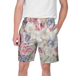 Мужские шорты Букет из роз