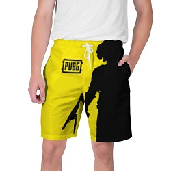 Мужские шорты PUBG: Yellow Shadow