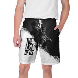 Шорты на шнурке мужские The Last of Us: White & Black, цвет: 3D-принт