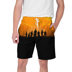 Шорты на шнурке мужские Red Dead Redemption: Orange Sun, цвет: 3D-принт