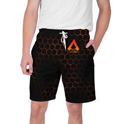 Шорты на шнурке мужские Apex Legends: Orange Carbon, цвет: 3D-принт