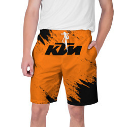 Шорты на шнурке мужские KTM, цвет: 3D-принт