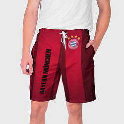 Шорты на шнурке мужские BAYERN MUNCHEN, цвет: 3D-принт