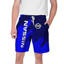 Шорты на шнурке мужские NISSAN цвета 3D-принт — фото 1
