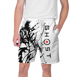 Шорты на шнурке мужские Ghost of Tsushima, цвет: 3D-принт