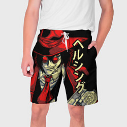 Шорты на шнурке мужские Хеллсинг, цвет: 3D-принт