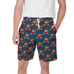 Шорты на шнурке мужские Марио, цвет: 3D-принт