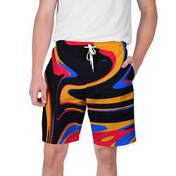 Шорты на шнурке мужские Color Mix, цвет: 3D-принт