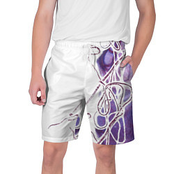 Мужские шорты Фиолетовые нити