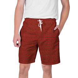 Шорты на шнурке мужские Красная вязь, цвет: 3D-принт