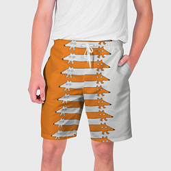 Шорты на шнурке мужские Лисицы Foxes, цвет: 3D-принт