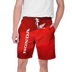 Шорты на шнурке мужские Honda - Red, цвет: 3D-принт